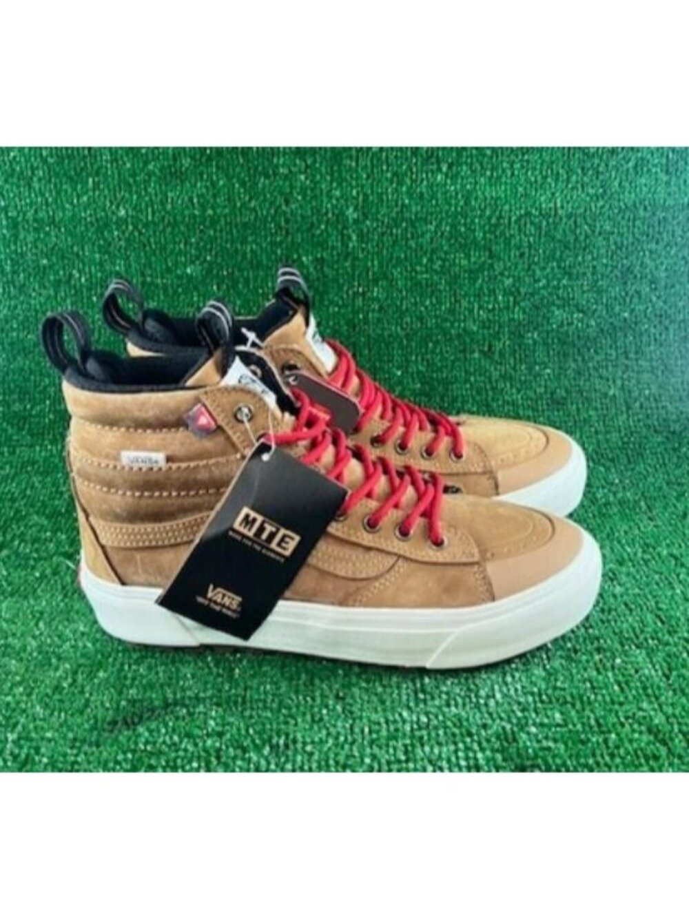 MEN'S VANS SK8-HI MTE PRIMALOFT SHOES DS BROWN 507698 HYDROGUARD SIZE 7.5